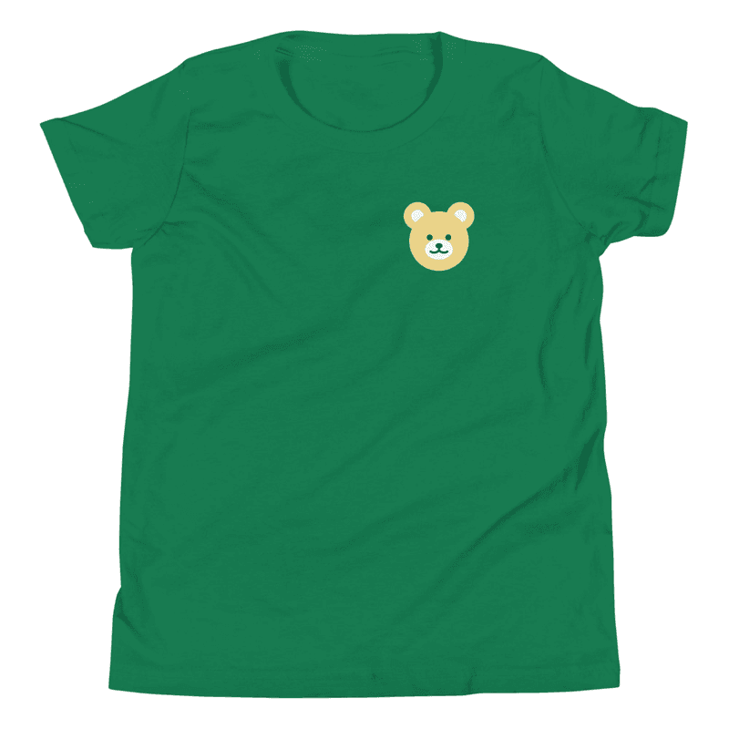 Cubbie Bear Youth T-Shirt, Kelly